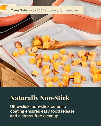Non Stick Ceramic Medium Baking Sheet Duo (2 Count)