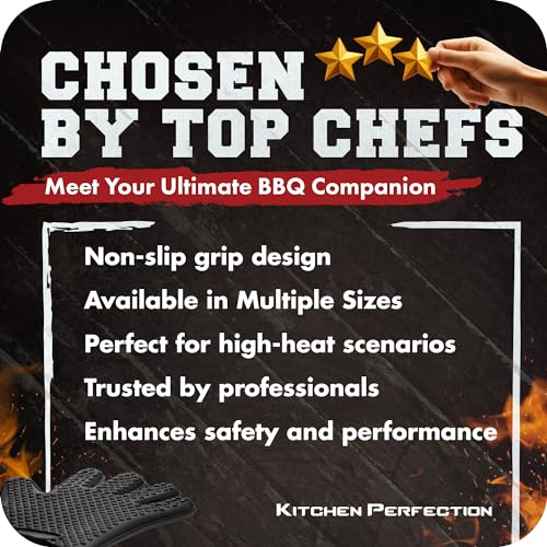 S Silicone Smoker BBQ Gloves (2 Count)