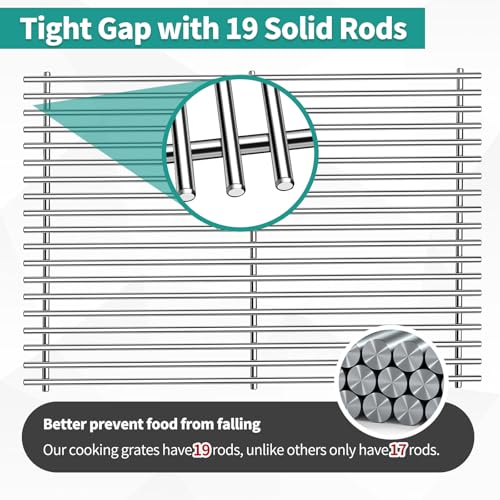 18 7 8" 304 Stainless Steel Grill Grates for Weber Genesis ii E