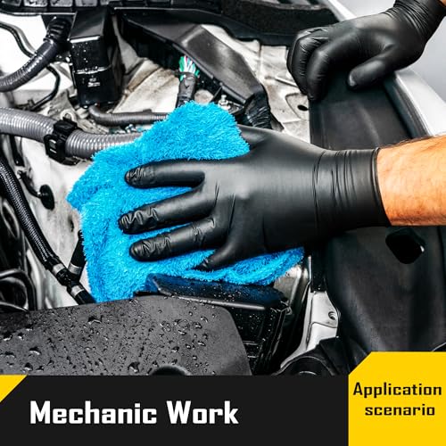 5 Mil Disposable Nitrile Gloves (1000 Count)