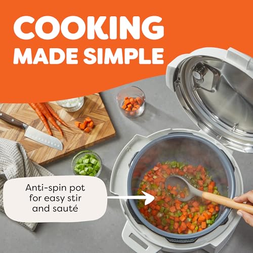 6QT RIO 7-in-1 Multi-Cooker, Pressure Cooker, Slow cook, Sauté, Steam, Rice Maker, Yogurt, & Warmer, Sea Salt, 6 Quarts