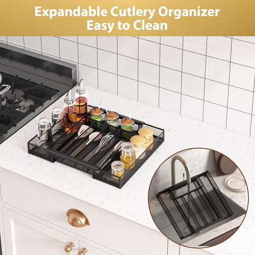 expandable silverware tray