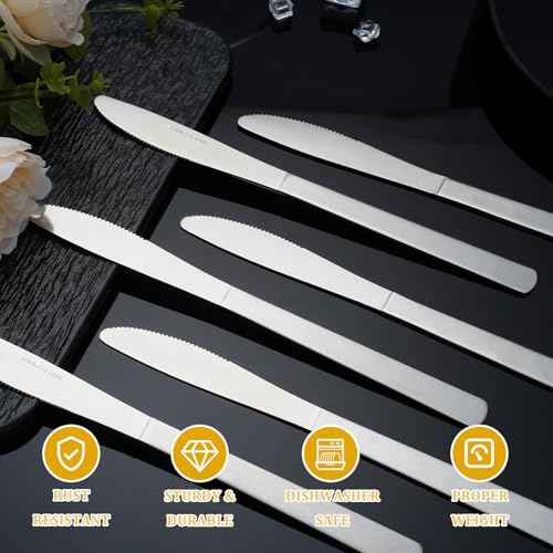 72 PCS Dinner Knifes Set (72 Count)