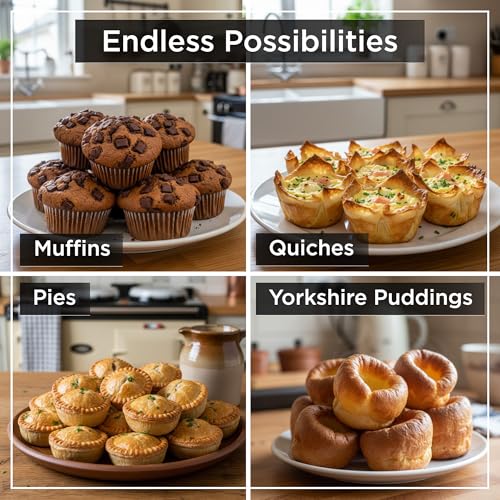 Set of 2 Deep Muffin Pan 12 Cup (2 Count)