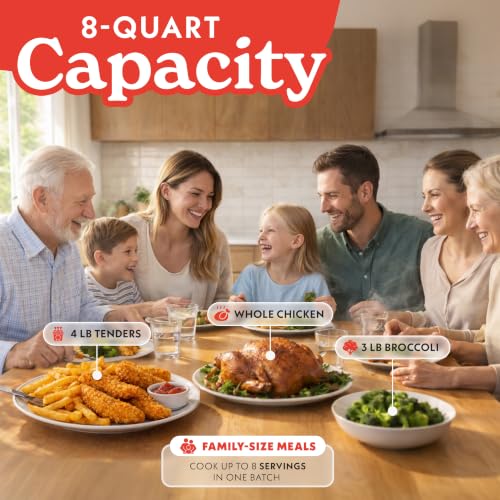 8 Qt Digital Air Fryer GAF826