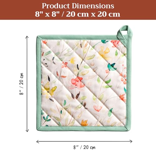 Pot Holders 100% Cotton Potholders (2 Count)