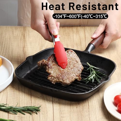 Mini Silicone Kitchen Tongs for Cooking