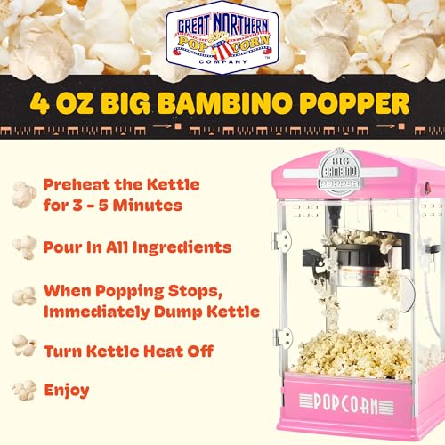 Popcorn Big Bambino 4oz Popcorn Machine