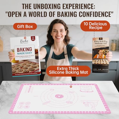 Silicone Baking Mat with 10 Recipes