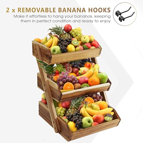 3 Tier Fruit Basket for Kitchen