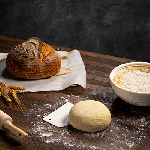 Bread Banneton Proofing Basket [Set of 2] Oval 10x6 Inch Sourdough Rising Baskets with Liner (2 Count)