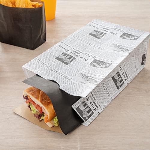 Bag Tek 4 Lb Disposable Lunch Bags (100 Count)