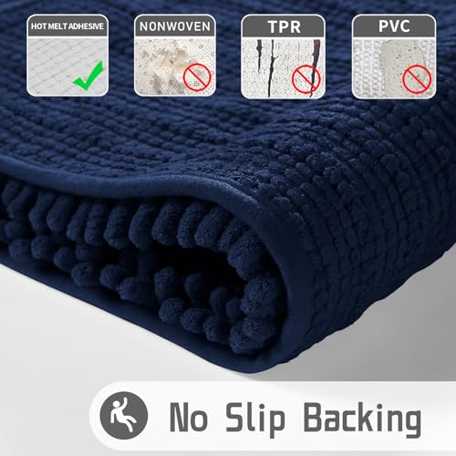 Bathroom Rugs Non Slip Washable 32x20 Inch (4.4444 Sq Ft)