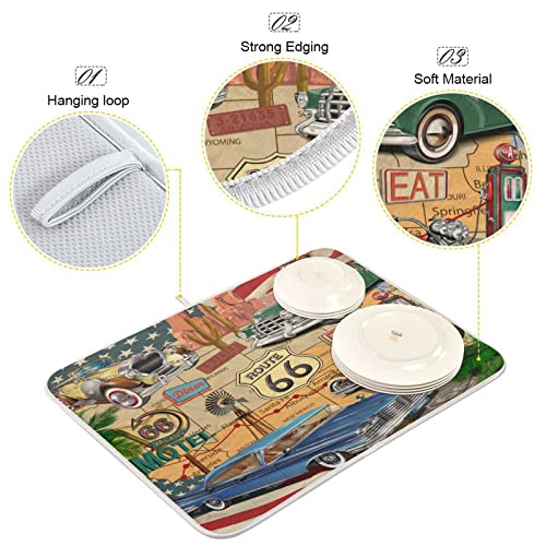 Super Absorbent Dish Drying Mat