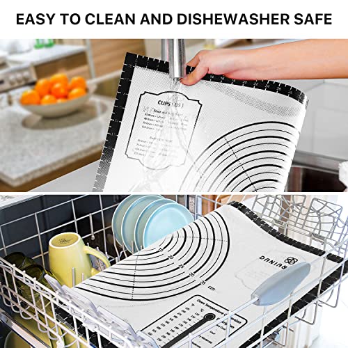 28"x20" Large Durable Silicone Baking Mat for Pastry and Bread