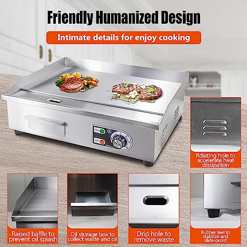 22" Commercial Electric Griddle