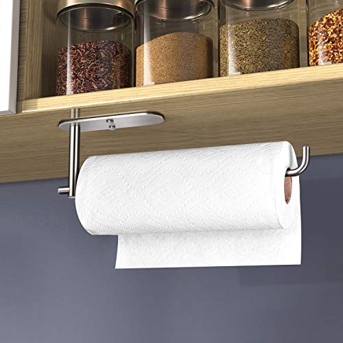 Self Adhesive Paper Towel Holder Under Cabinet Mount