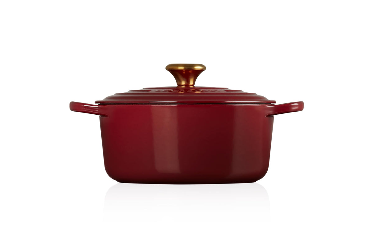 Enameled Cast Iron Round Dutch Oven