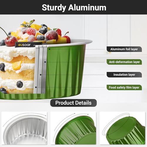 Disposable Ramekins with Lids (60 Count)