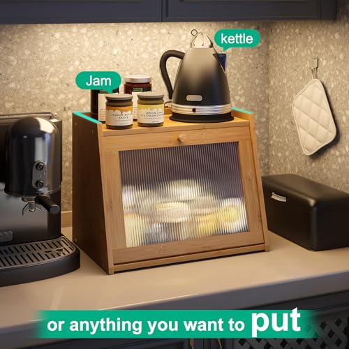 Large Bread Box for Kitchen Counter