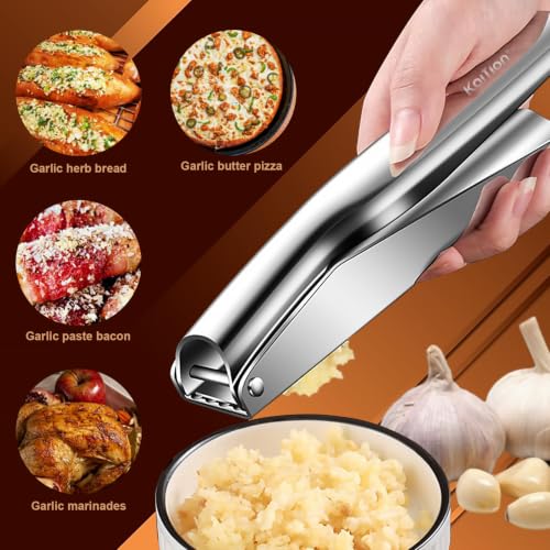 Stainless Steel Garlic Press