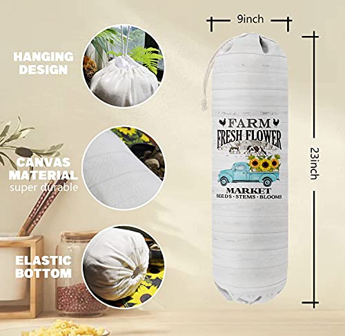 Grocery Bags Holder Organizer for Shopping Bags