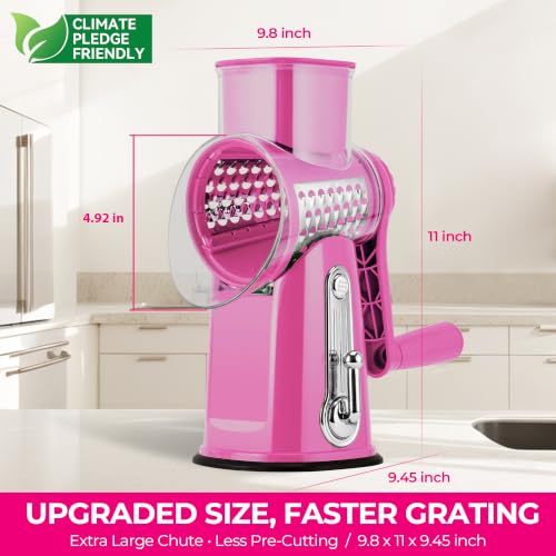 Rotary Cheese Grater 5 Blades