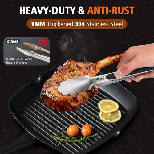Stainless Steel Kitchen Tongs (2 Count)