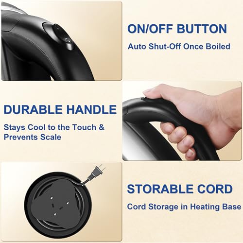 2.0L Stainless Steel Electric Kettle
