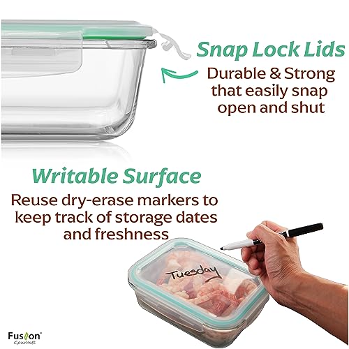 Family Pack Glass Storage Containers (5 Count)