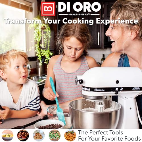 DI ORO Silicone Cooking Spoons