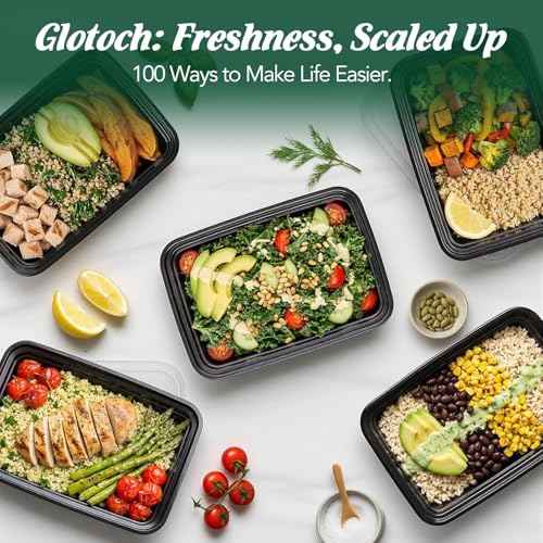 Glotoch Meal Prep Containers 32oz 800 Pack (800 Count)