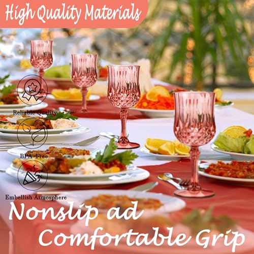 12Pack Plastic Wine Glasses (12 Count)