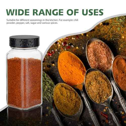 2pcs Black Spice Jars