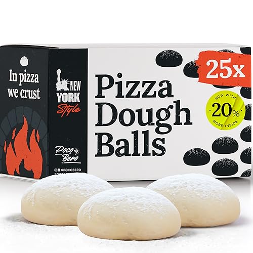 Pizza Dough 25 x 10 oz Frozen Dough Balls (25 Count)