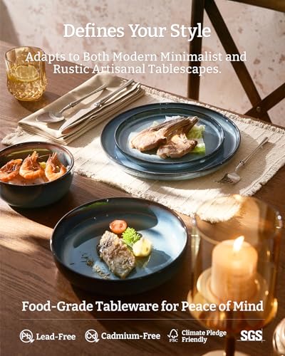 Milkyway 18 Piece Stoneware Dinnerware Set