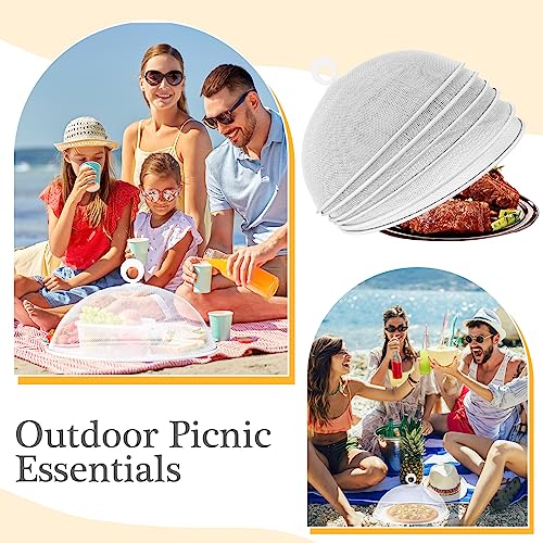 6 Pcs Metal Mesh Food Cover Outdoor Food Tents