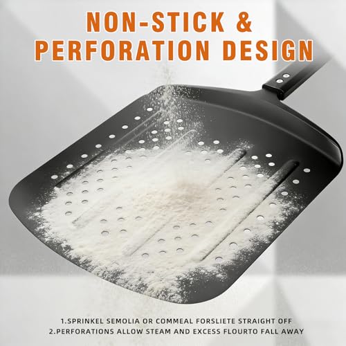 Perforated Pizza Peel 12 Inch Non