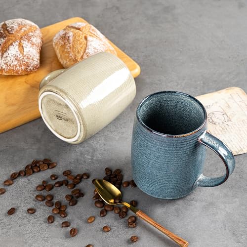 Large Coffee Mugs Set of 4 (4 Count)