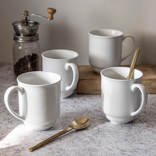 over&back Rim Stoneware Coffee Mugs (4 Count)