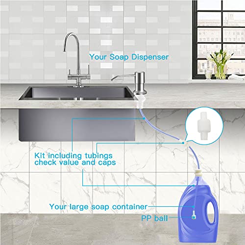 Dish Soap Dispenser for Kitchen Sink
