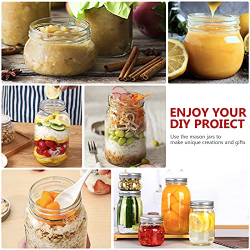 12 oz Glass Mason Jar (24 Count)
