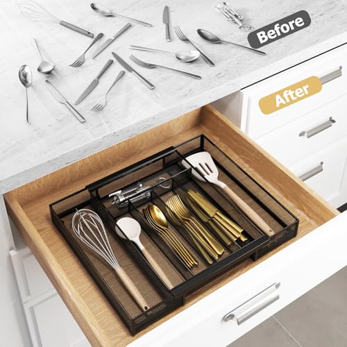 expandable silverware tray
