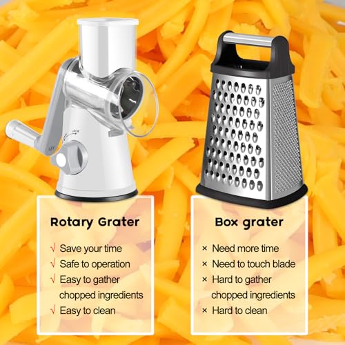 Rotary Cheese Grater Hand Crank