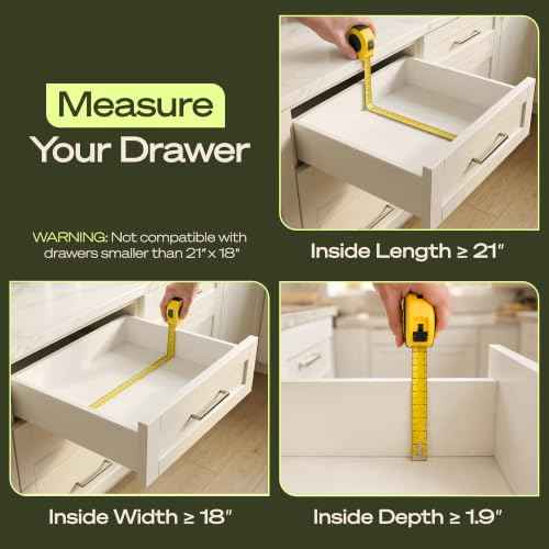 Drawer Organizer for Kitchen Organization