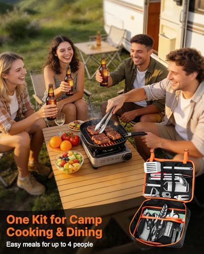 Portable Camping Cooking Utensils Set 36PCS (36 Count)
