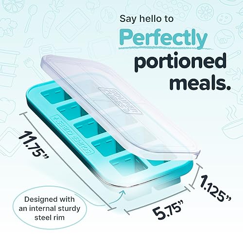 2 Tbsp Silicone Freezer Mold with Lid