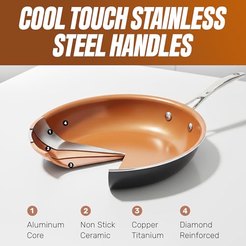 12.5 Large Frying Pans Nonstick