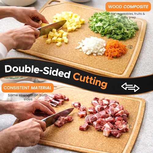 Composite Wood Cutting Board Set of 3 (3 Count)