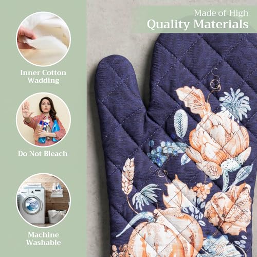 Maison d'Hermine Oven Gloves 100% Cotton Oven Mitt